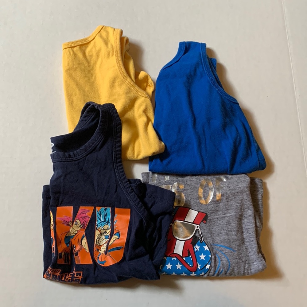 4 boys tank tops